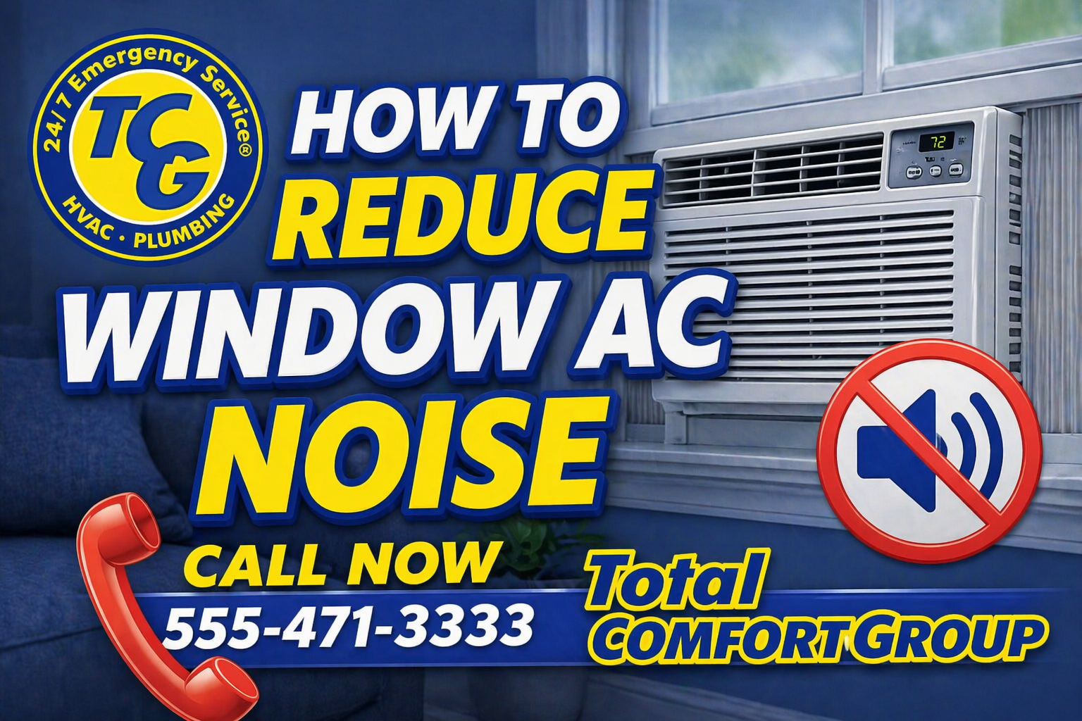 How to Reduce Window AC Noise in Dallas Center Iowa