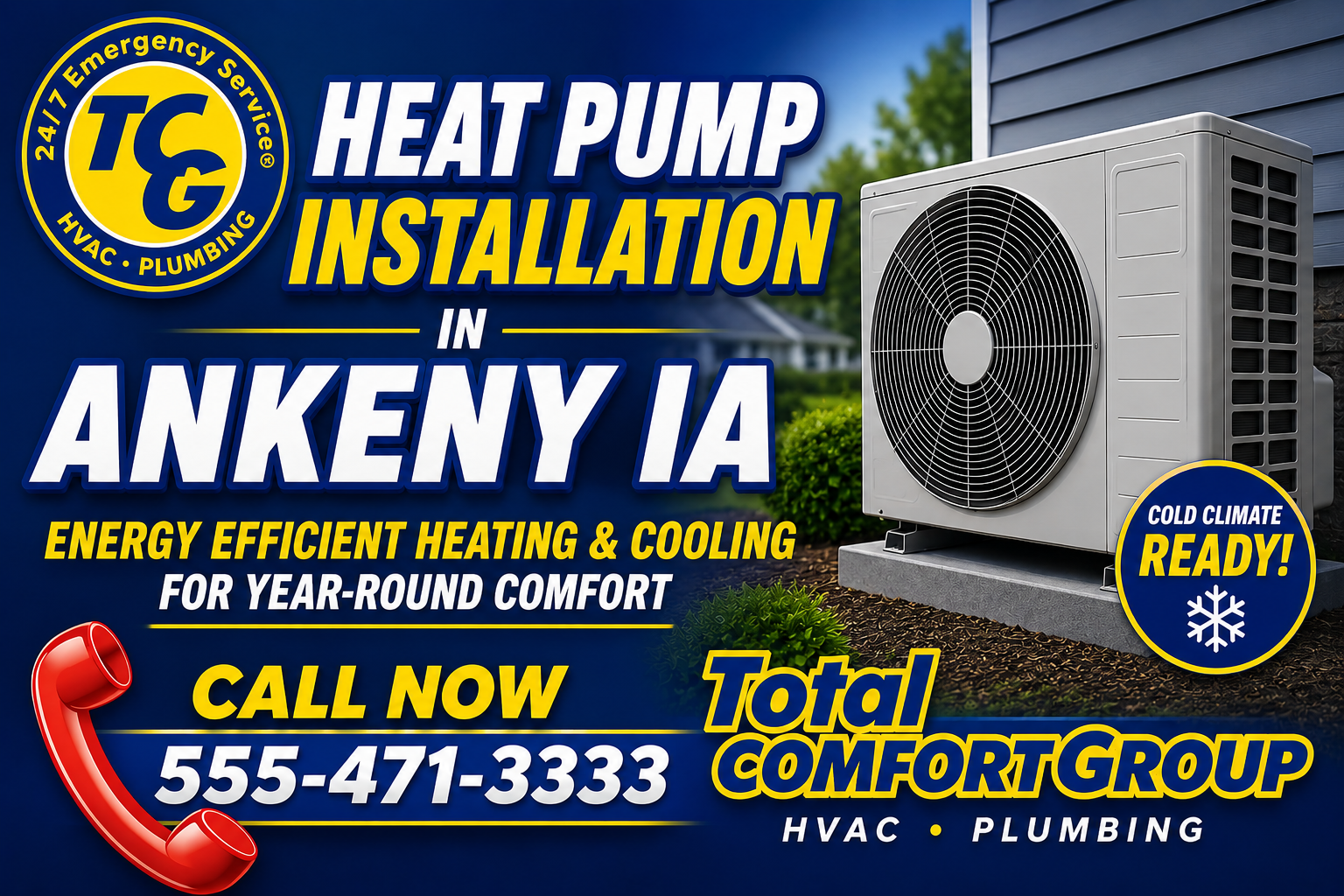 Heat Pump Installation Ankeny IA: Energy Efficient Heating & Cooling