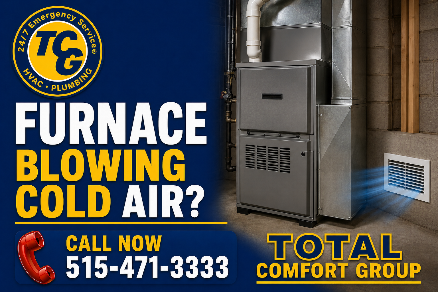Why Is My Furnace Blowing Cold Air?
